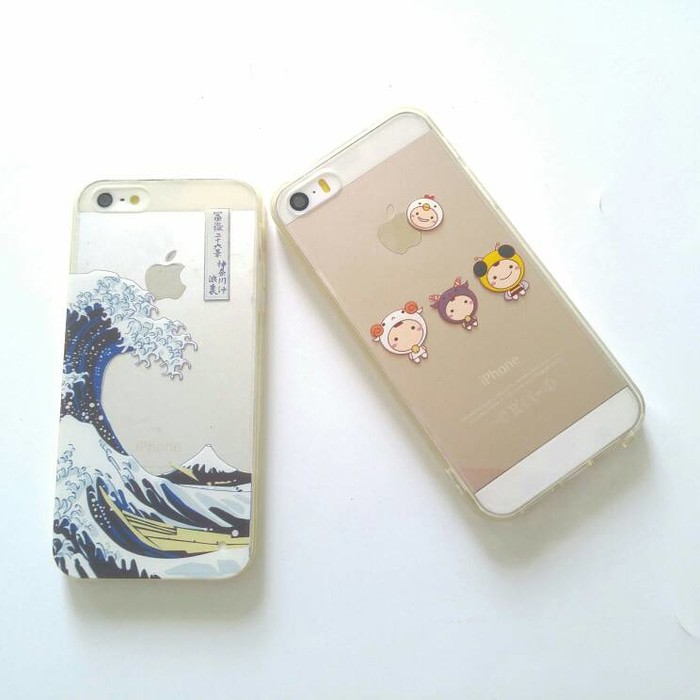 Case iphone 5 5s soft jacket lucu animal japan scenery