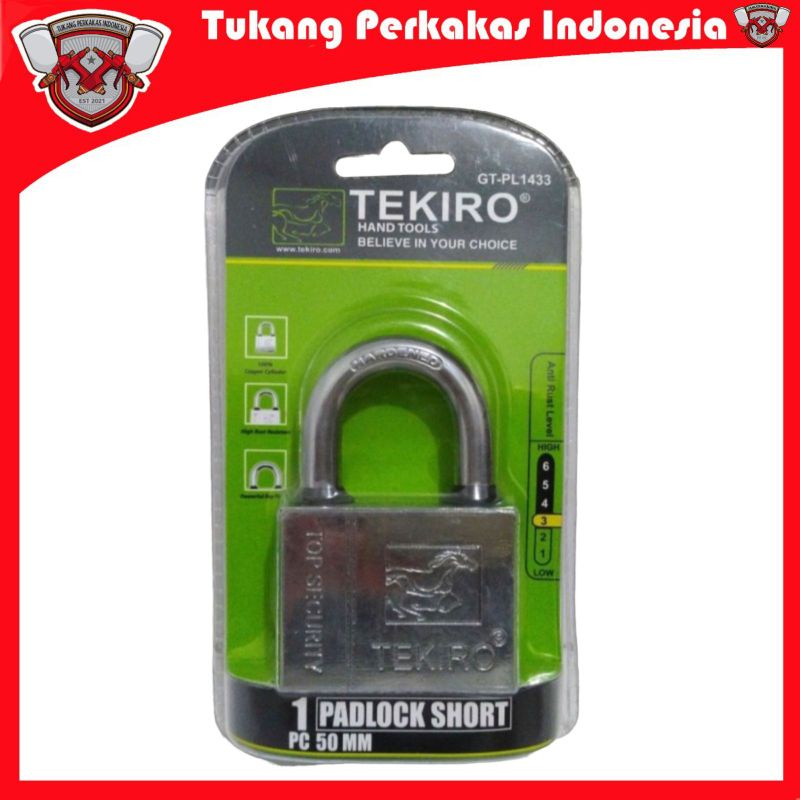 TEKIRO GEMBOK LEHER PENDEK 50MM