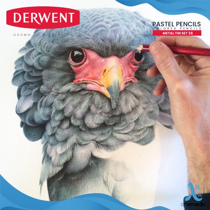 

Bagus Pensil Warna Derwent Pastel 36 Pencil Color Metal Tin Set Bagus