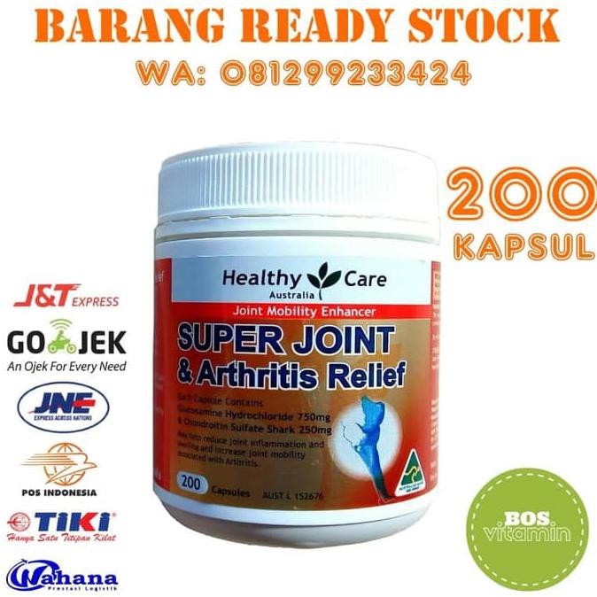 Healthy Care SUPER JOINT & Arthritis Relief 200 kapsul TERMURAH