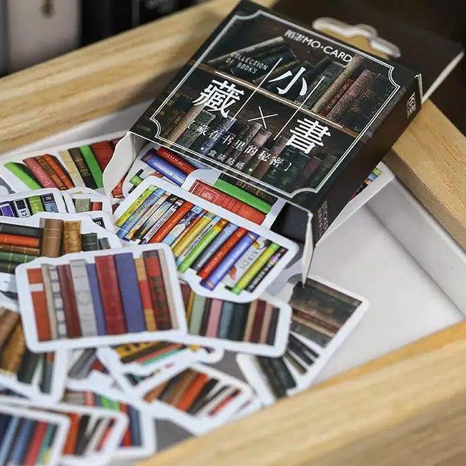 

ua45 pcs sticker Buku Books for bujo diary DIY scrapbook stiker jurnal ua Kode(A27B38)