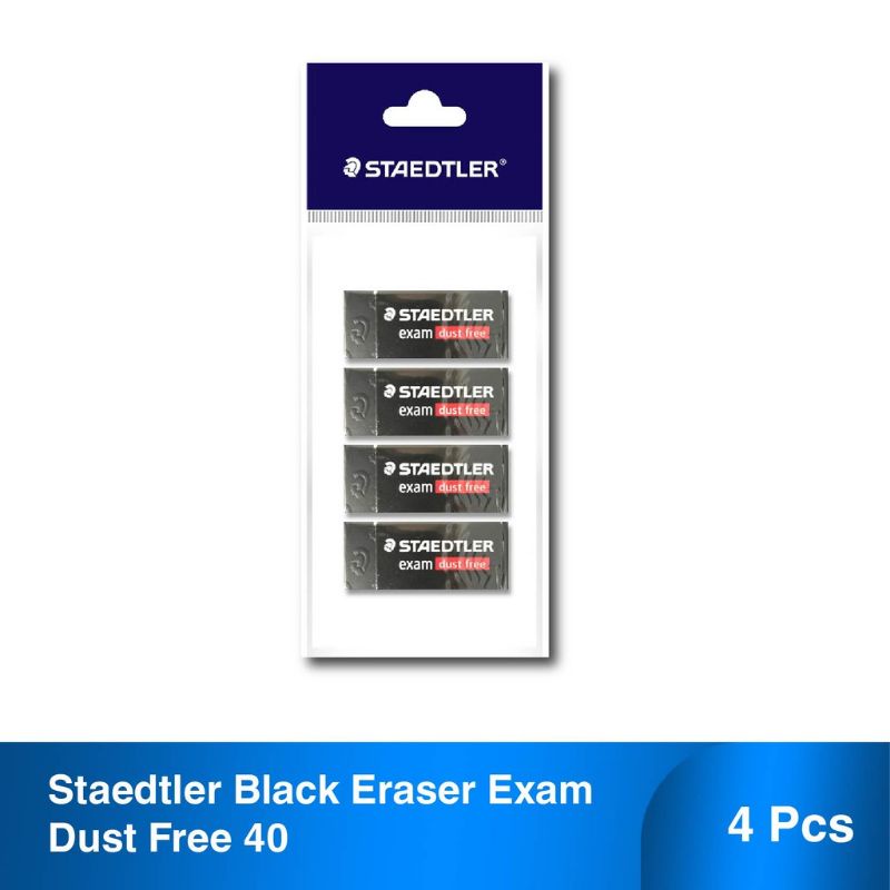 

Staedtler Black Eraser (Exam) E40 Set 4