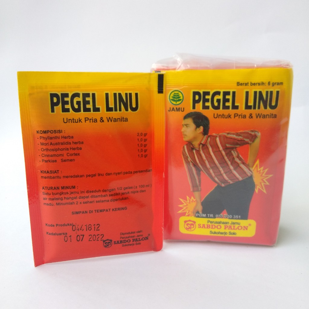 Jamu Pegel Linu Sabdo Palon Isi 10 Sachet