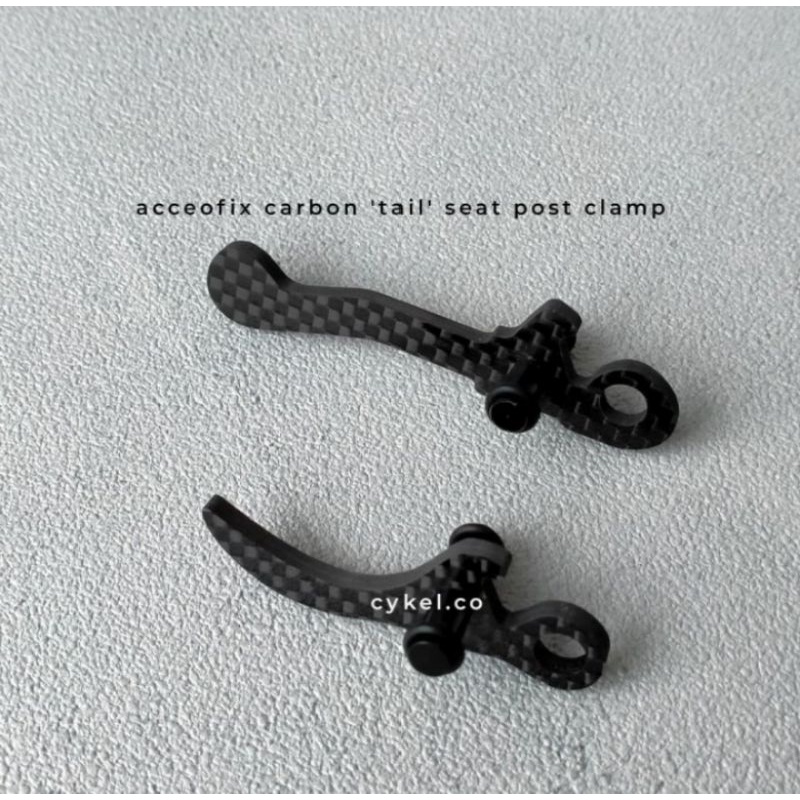 aceoffix carbon seat clamp tail for brompton