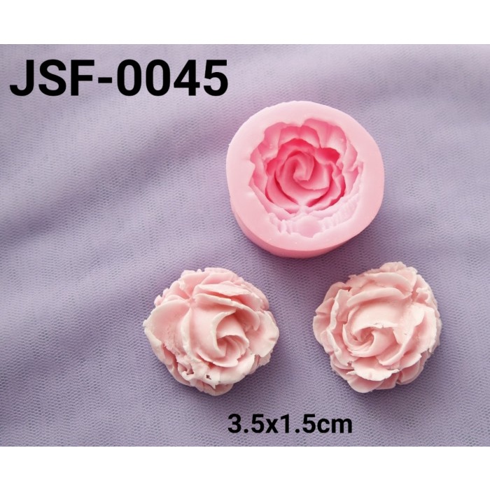 

KUE-PENGHIAS-ALAT- JSF-0045 CETAKAN SILIKON PUDDING COKLAT FONDANT BUNGA MAWAR ROSE -ALAT-PENGHIAS-