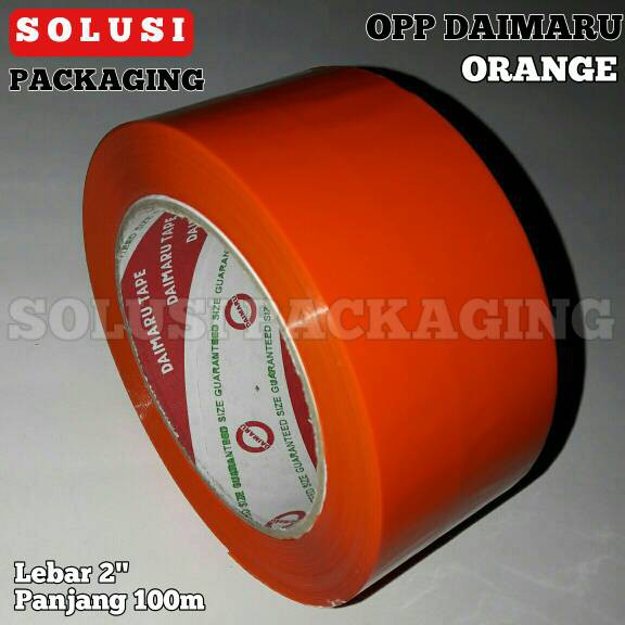 

Produk Eksklusif ISOLASI ORANGE 100M/SELOTIP/LAKBAN DAIMARU/OPP/TAPE/LAKBAN WARNA Hot