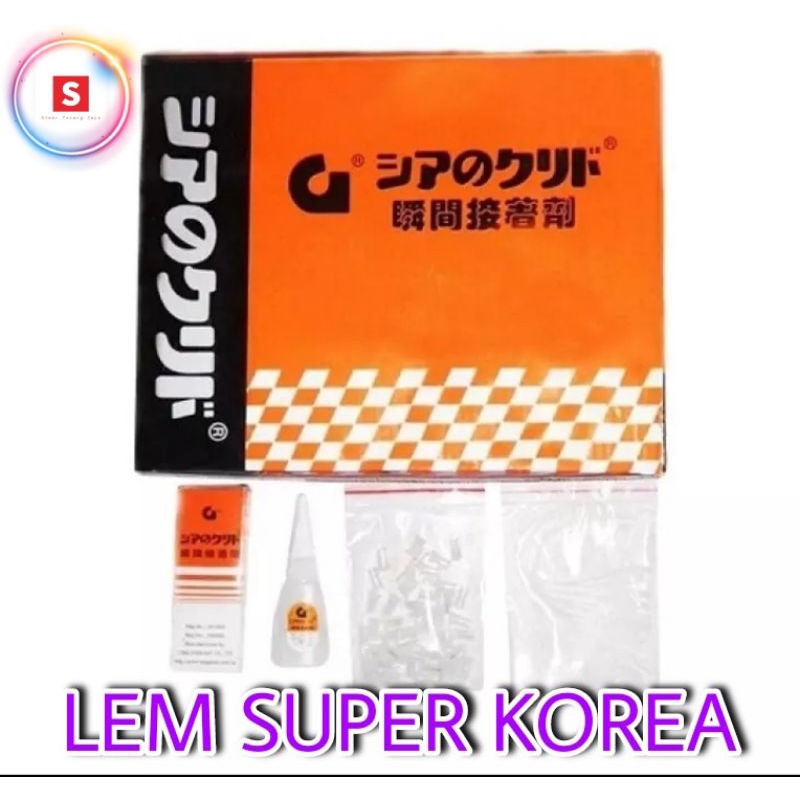 

Lem Korea Power Glue Lem Tetes Super Kuat