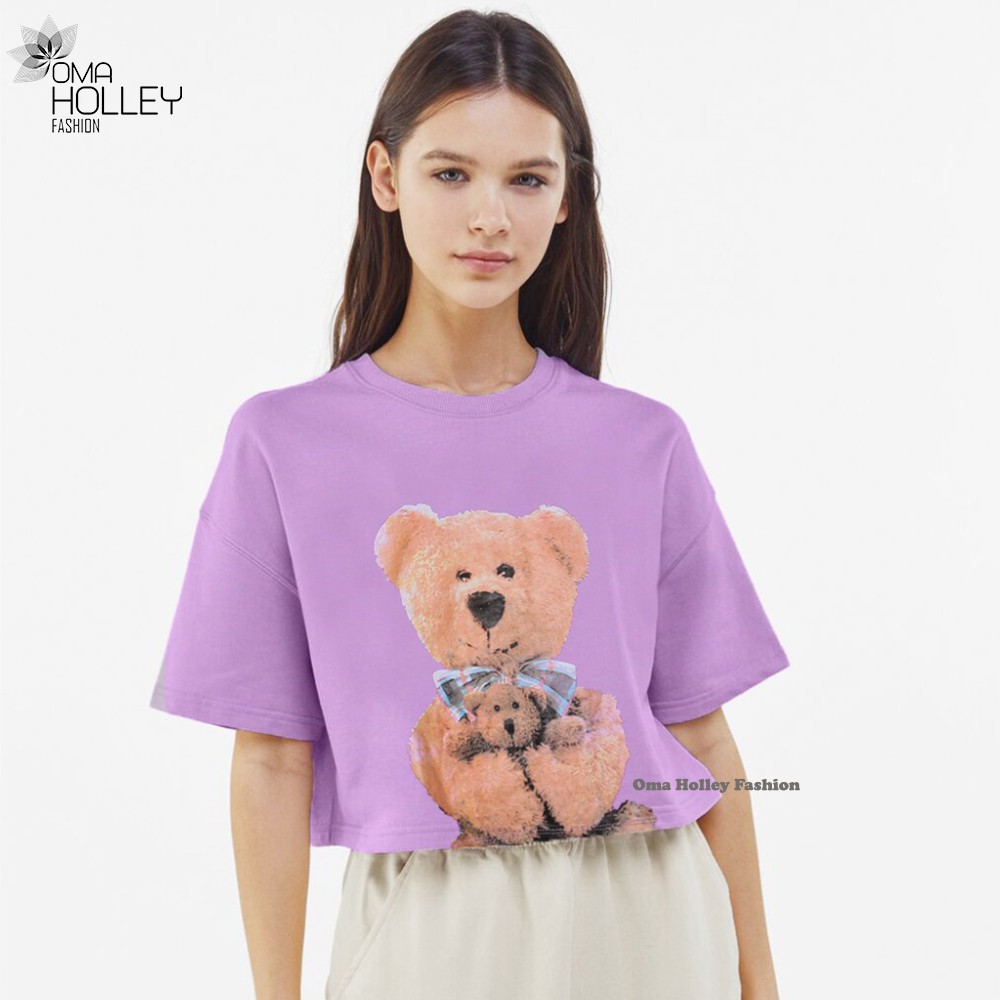 (COD) OH Fashion Kaos Bearry Tee Fashion Wanita (Stadivarius) #1138