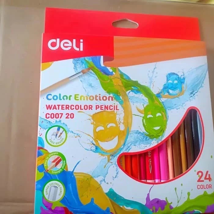 

Pensil Warna Watercolor 24 warna