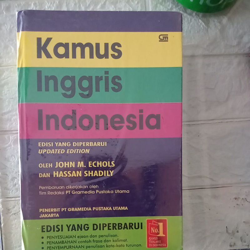 BUKU KAMUS INGGRIS-INDONESIA JOHN