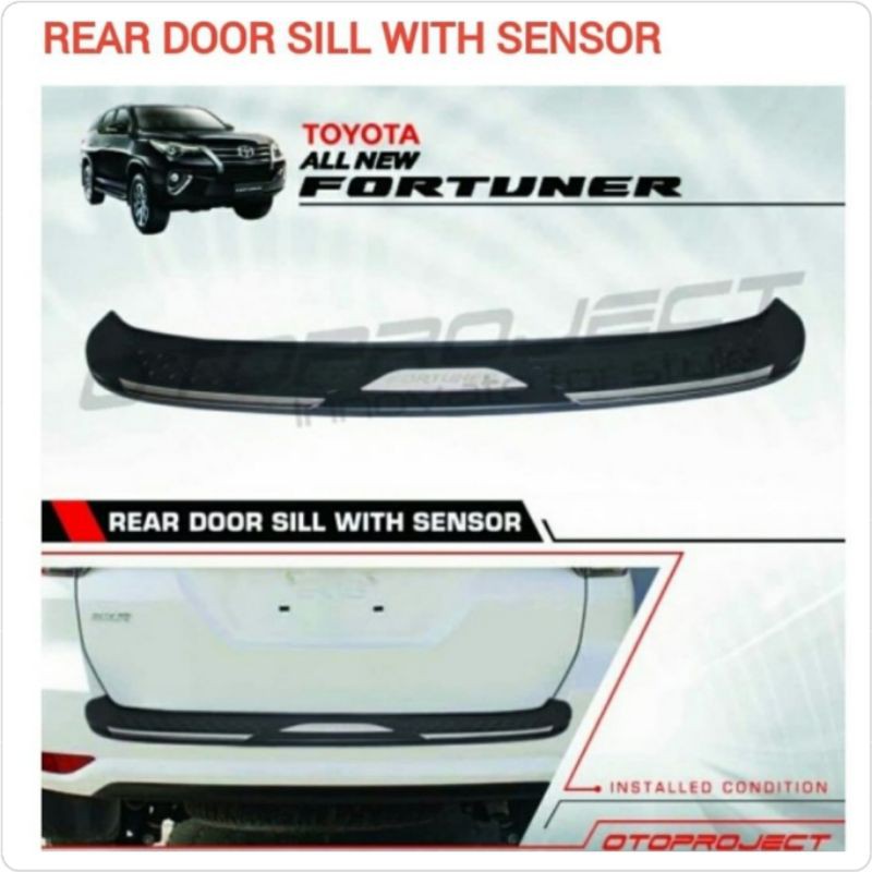 Sill Plate Belakang Fortuner New 2016-ON Merk Otoproject