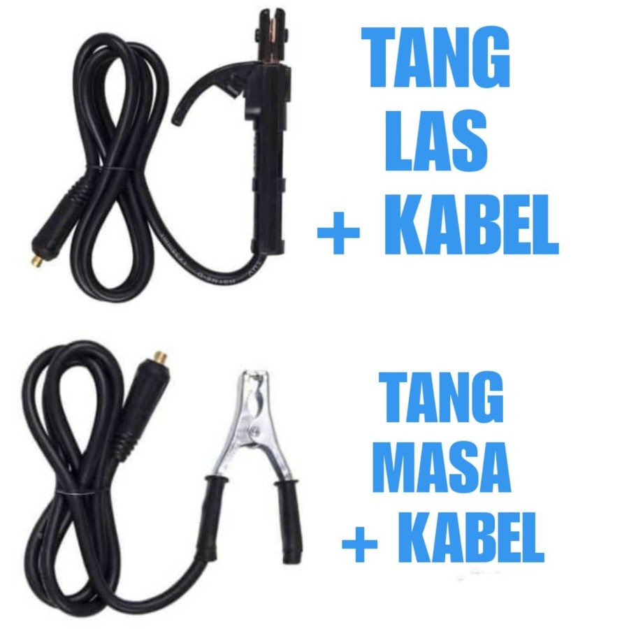 Paket Set Tang Las &amp; Tang Massa &amp; Kabel 1.5 Meter Stang Las Listrik Set