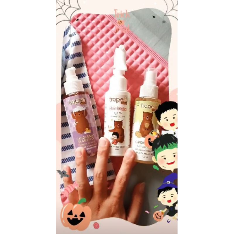 MINYAK KEMIRI SHAMPO HAIR LOTION KEMIRI SHAMPO LOTION RAMBUT BAYI TROPEE BEBE HAIR LOTION
