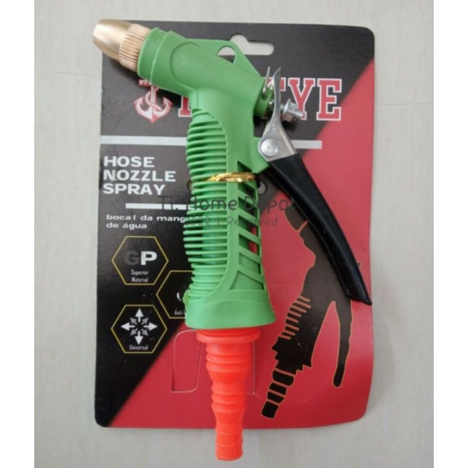 Semprotan Air POPEYE Kepala Kuningan Hose Nozzle Spray Taman