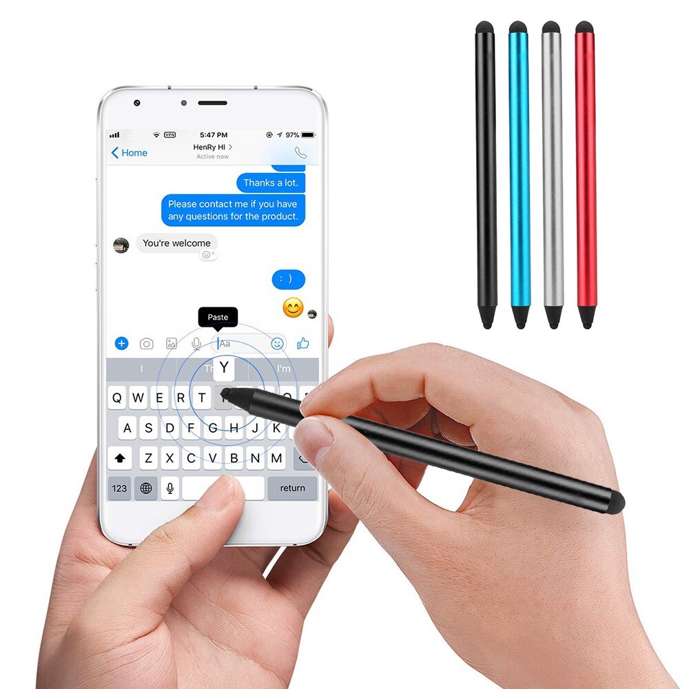 Stylus Pen  Drawing pen 2 in 1 Universal Ballpoint Pulpen Stylush For Hp Android Tablet Touchscreen