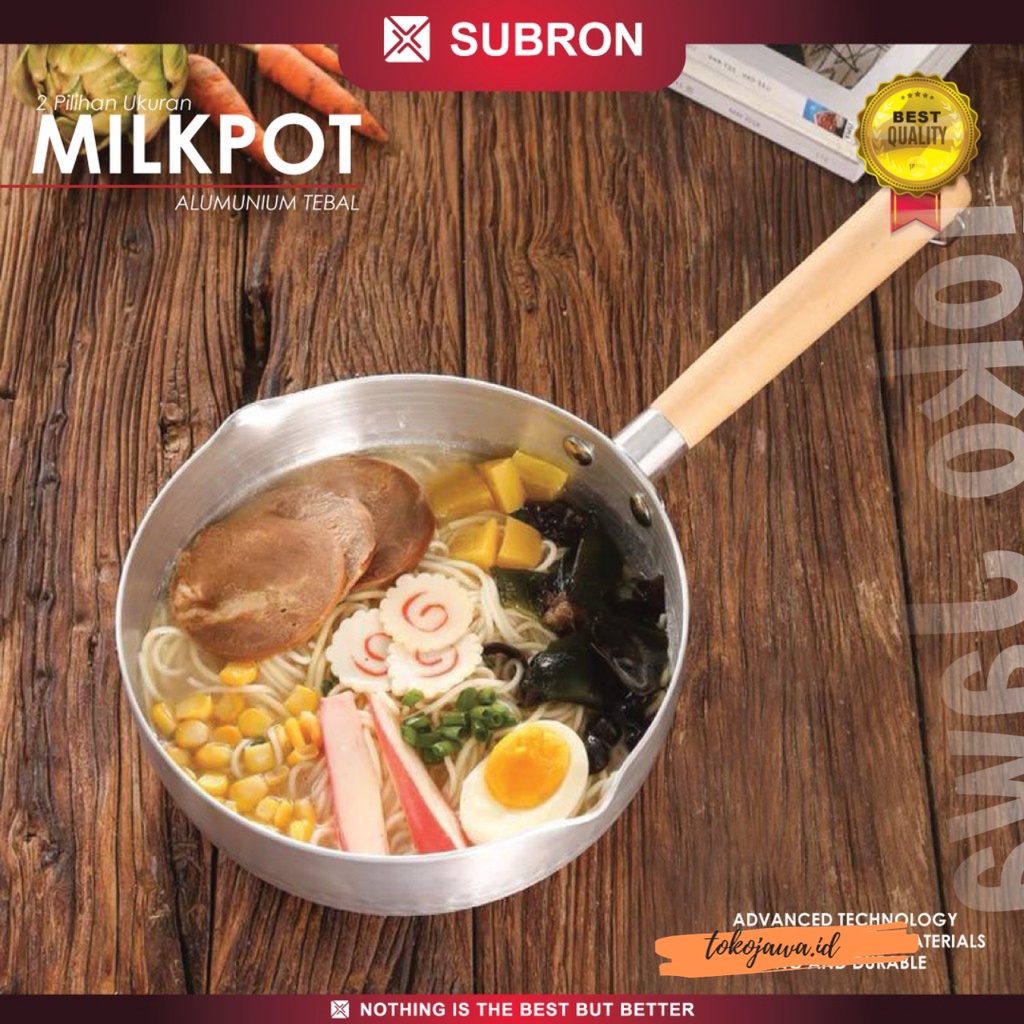 Panci Susu Alumunium 20cm Subron Panci Susu Aluminium 22cm Subron panci gagang murah panci aluminium