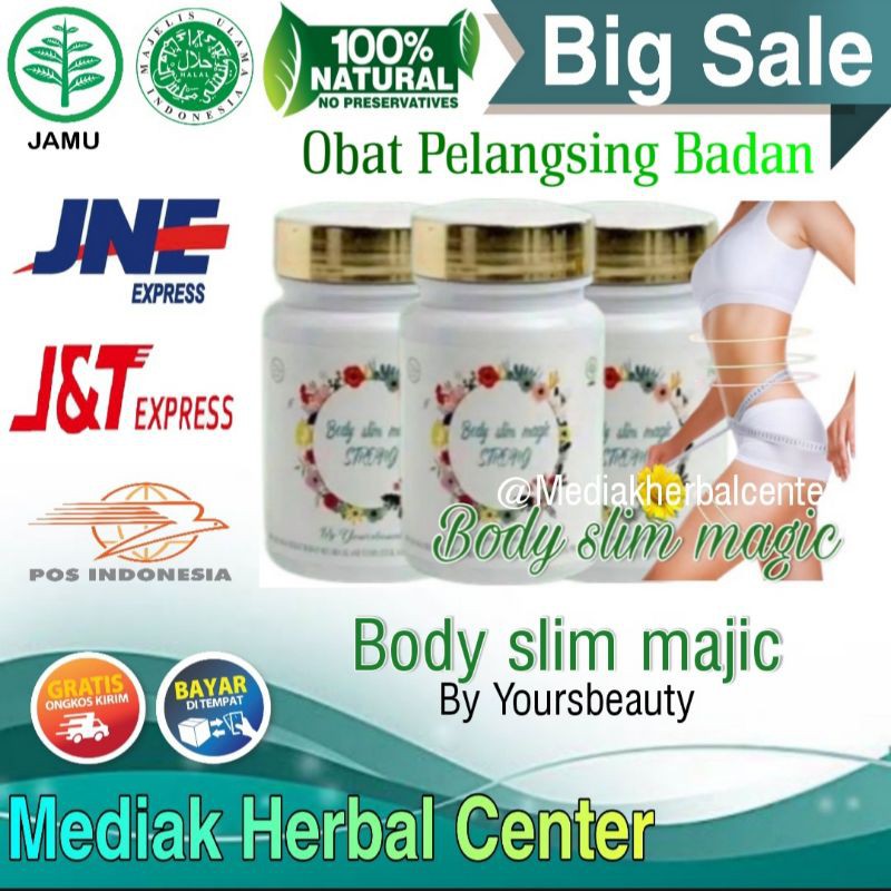 Body Slim Magic Strong Asli Obat Pelangsing Badan By Yoursbeauty Original