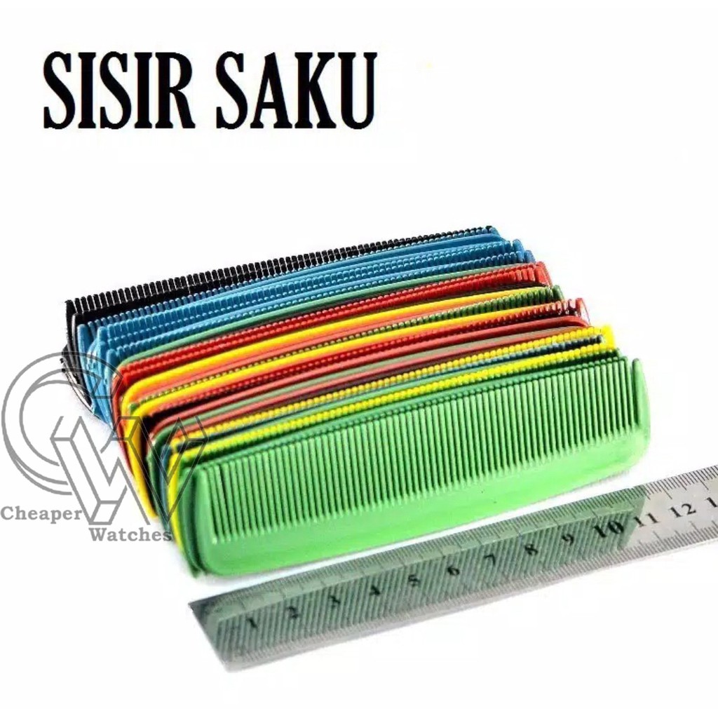 Cheaper-12pcs-Sisir Saku Sisir Rambut Sisir Pomade Sisir Kecil Souvenir Termurah