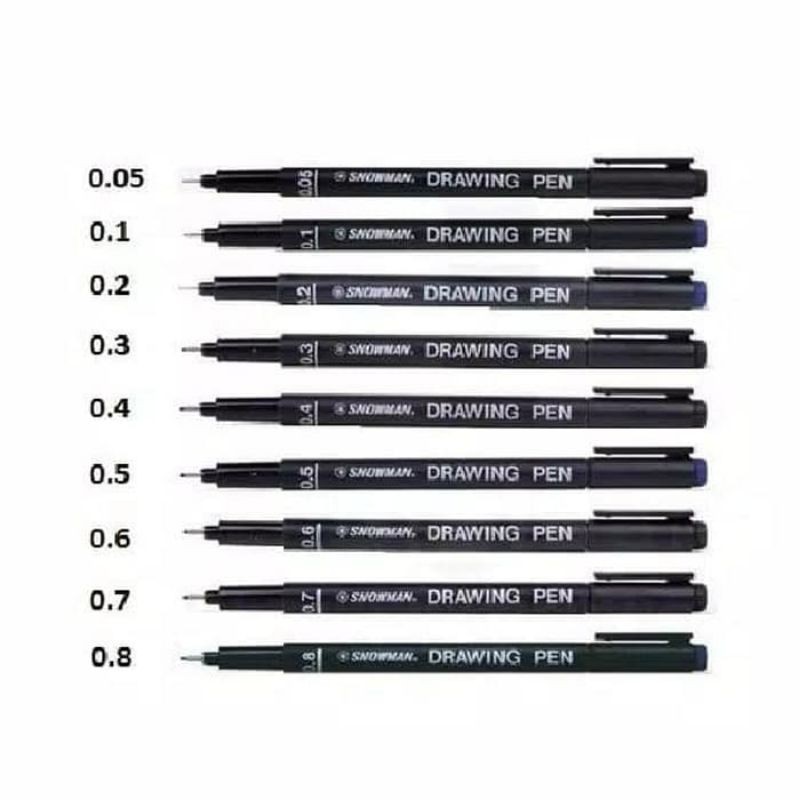 

PAKET SET 9 12 UKURAN SNOWMAN DRAWING PEN TECHNICAL SKETCHING PRO GAMBAR TEKNIK