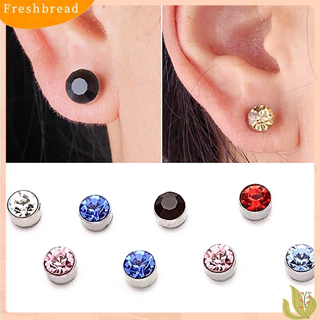 Anting Tusuk Besi Magnetik Kuat untuk Pria / Wanita