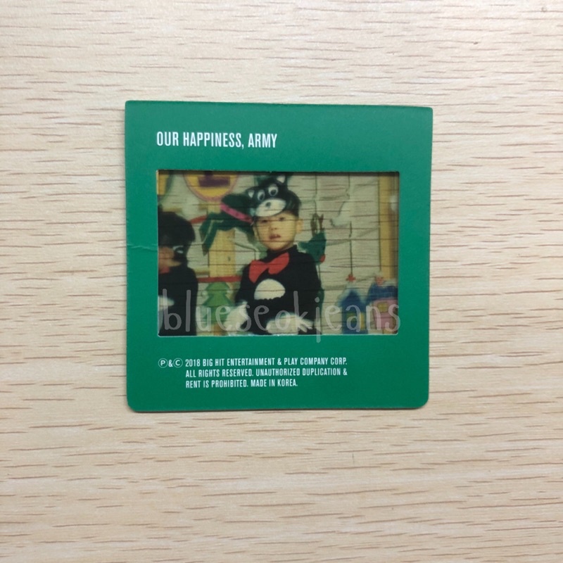 BTS Official Season Greetings 2019 SG19 Baby Photo Suga Min Yoongi