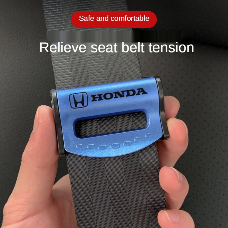 Klip Sabuk Pengaman Mobil Safety Adjustable Auto Stopper Buckle Klip Plastik Plastic For Honda logo CITY JAZZ CIVIC HRV CRV BRV Accord Odyssey VEZEL