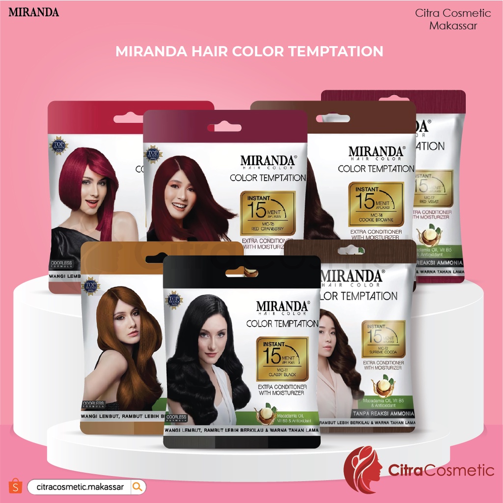 Miranda Hair Color Temptation 20 Ml Series