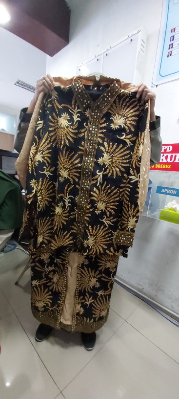 Couple Gamis Batik Sutra Prada Ekslusif