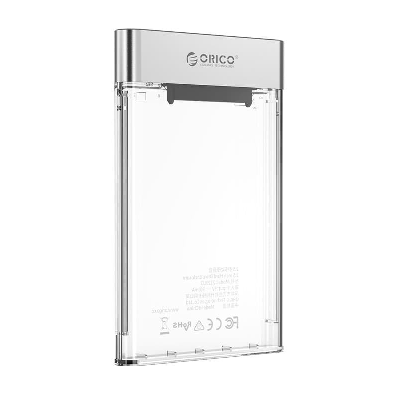 ORICO Enclosure Transparent USB3.0 2.5 inch HDD SSD - 2129U3