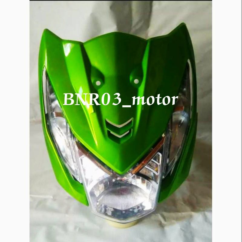 Tameng Depan set Lampu Depan Honda Beat Fi Lama 2013-2015