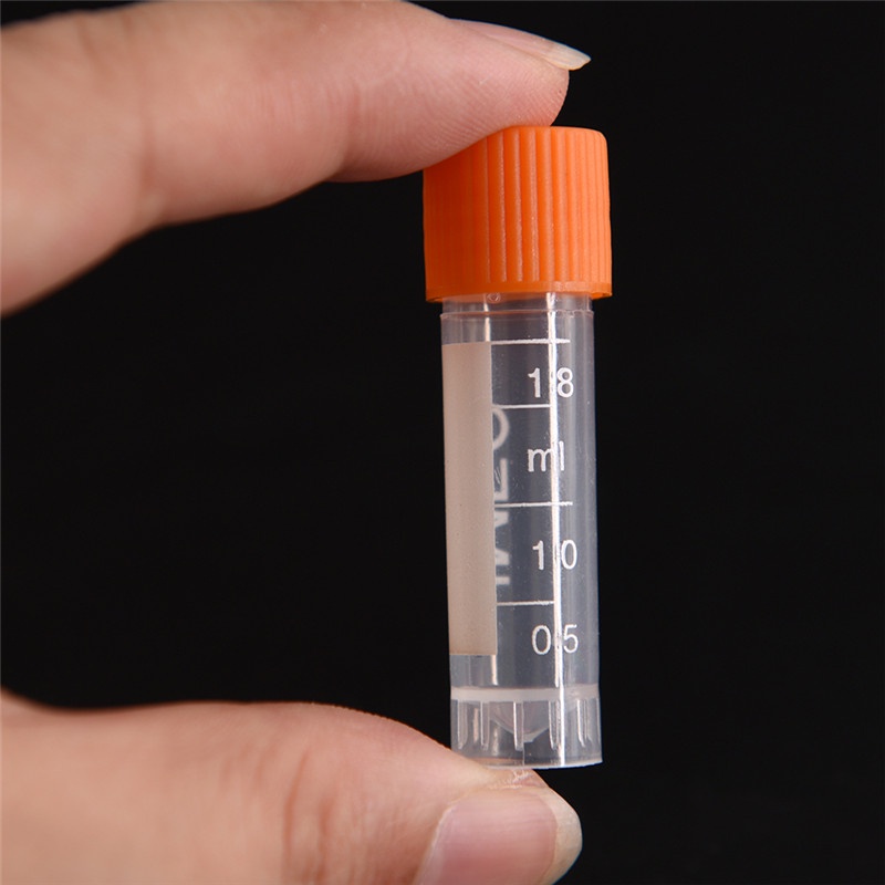 {LUCKID}20pcs 1.8ml screw capsule bottles blending lab analyze centrifuge serum tubes