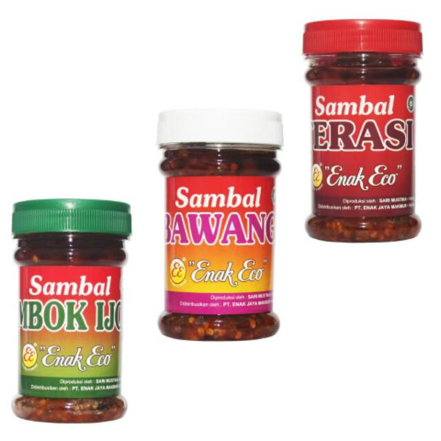 

Enak Eco Bumbu masakan Sambal Bawang sambal Terasi sambel lombok Ijo dan pengempuk daging sambel