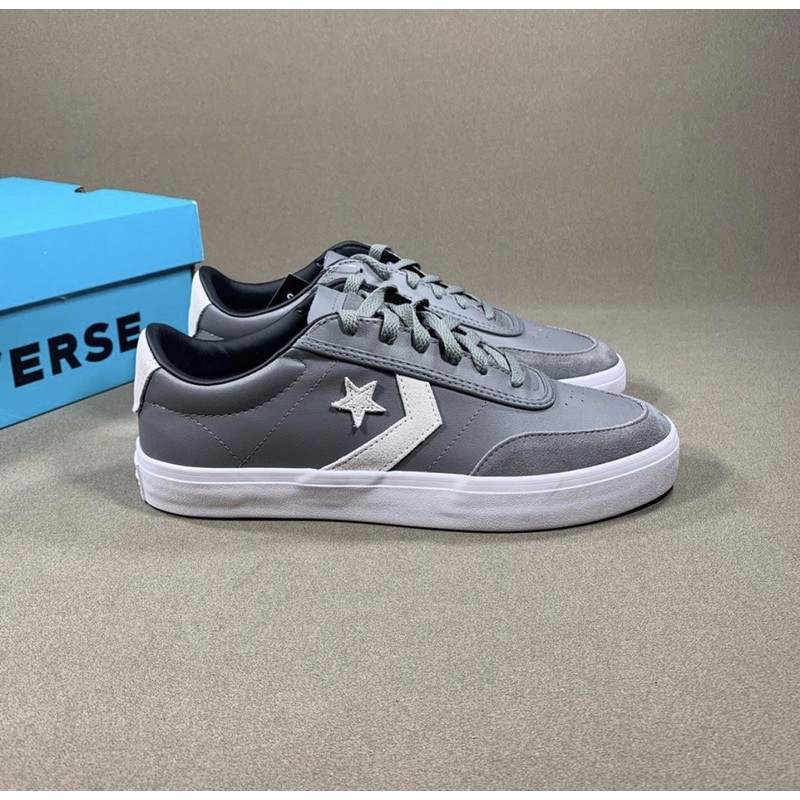 Sepatu  CONVERSE COURTLAND OX 166238C WHITE/WHITE (MEN)