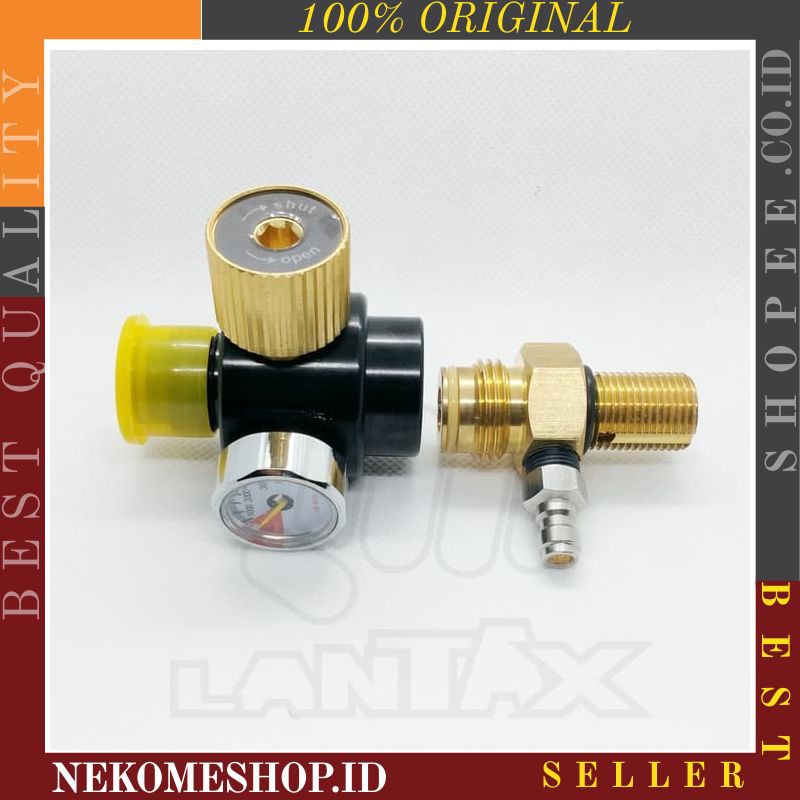 REGULATOR ADJUSTABLE TANK TABUNG CYLINDER TABUNG BOCAP DIVING SIL PCP PAINTBALL GUN PCP BOCP LTX043