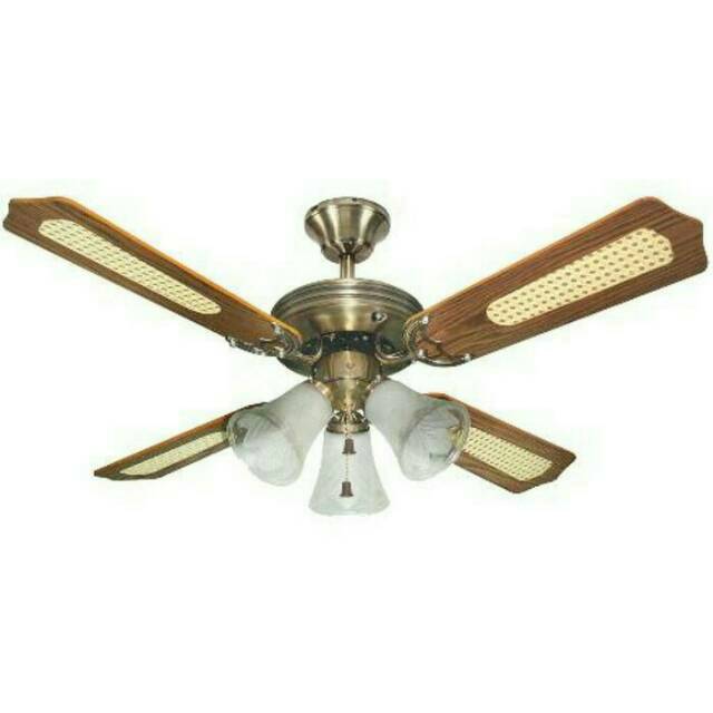 UCHIDA Ceiling Fan (Kipas Angin Gantung) Ukuran 52 Inch Dengan Lampu
