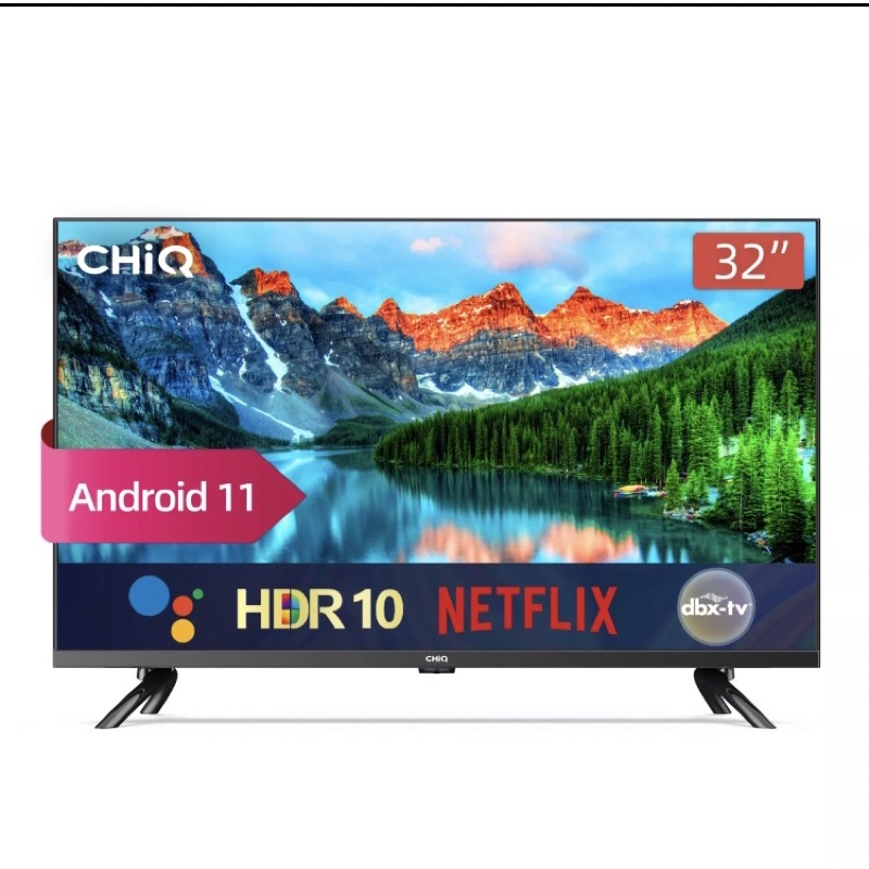 smart tv CHIQ 32 inch ANDROID 11 DIGITAL WIFI HDMI