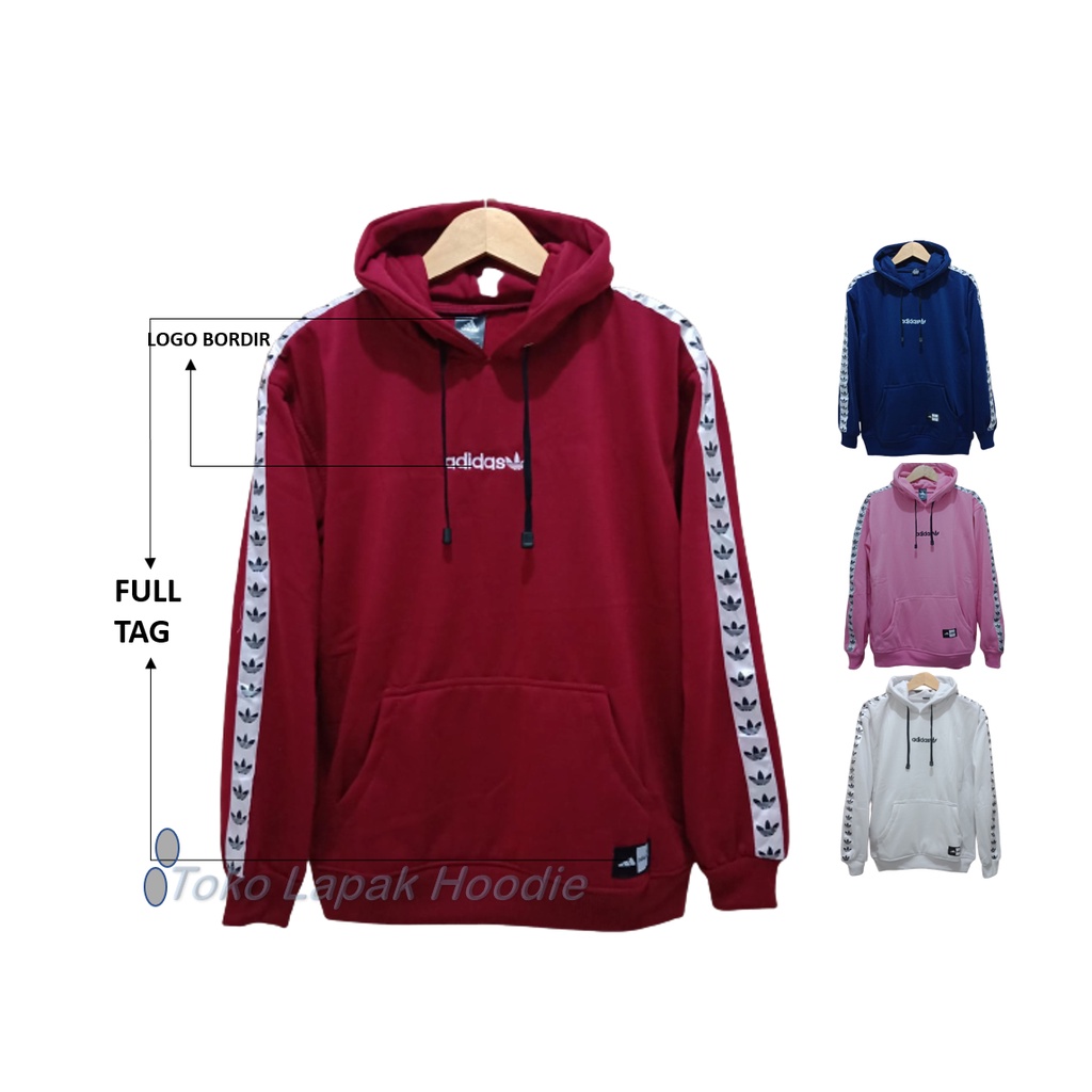 Hoodie ADIDAS List TNT Maroon Fleece Teball