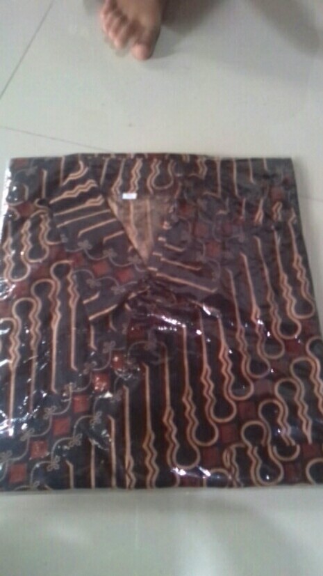 Bswart Batik Hrb026 Kenongo Hem Pendek Padi Pekalongan M L Xl Batik Pria Murah Modern Grosir