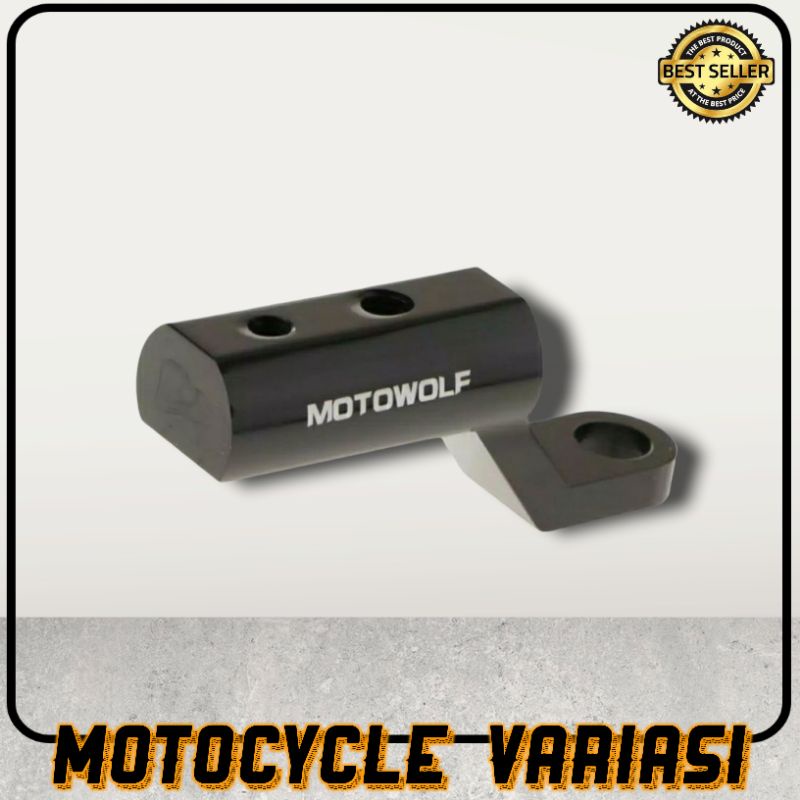 MOTOWOLF bracket breket lampu tembak holder Handphone dispion Nmax xmax pcx aerox