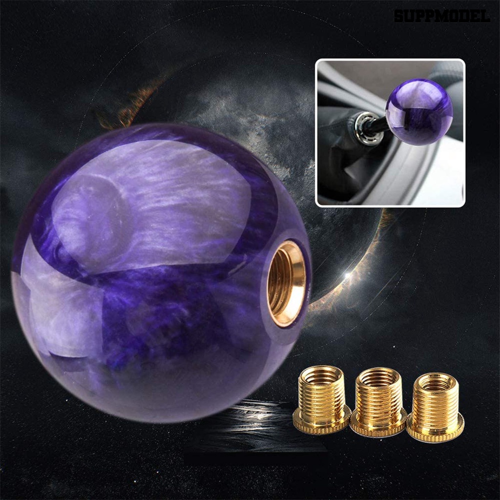 Suppmodel Knob Tuas Perseneling Mobil Manual Universal Bentuk Bola Bahan Akrilik Resin Anti slip