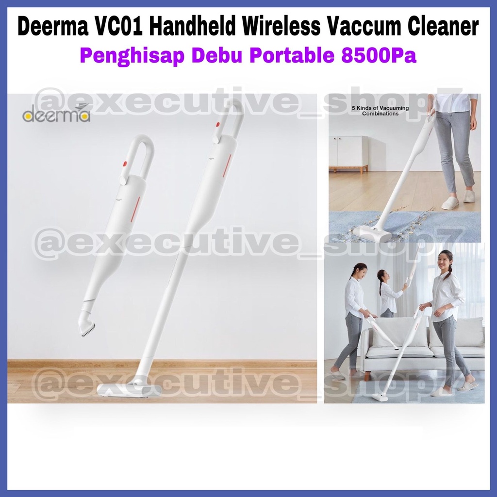 Deerma VC01 Handheld Wireless Vaccum Cleaner - Penghisap Debu Portable 8500Pa