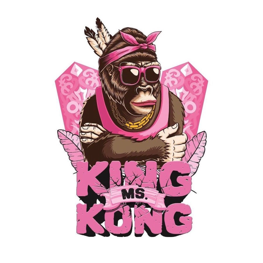 Ms. King Kong Strawberry Eclairs Candy 60ML by Zoolyfe x Vape Zoo