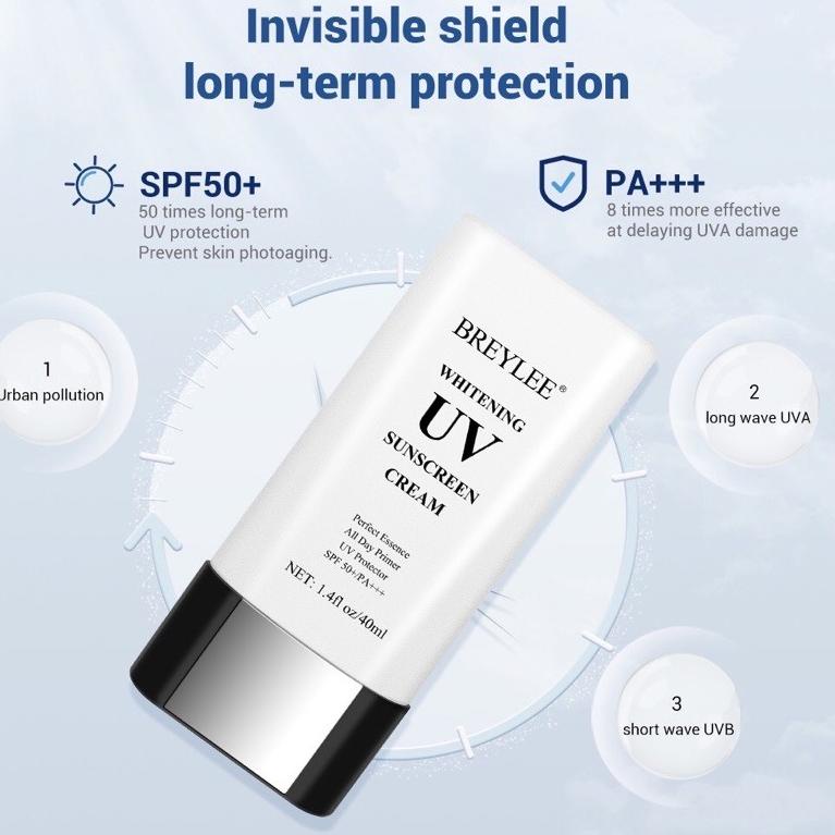 Best Produk.. BREYLEE whitening UV sunscreen cream 1 .4f1 oz/40ml LDF