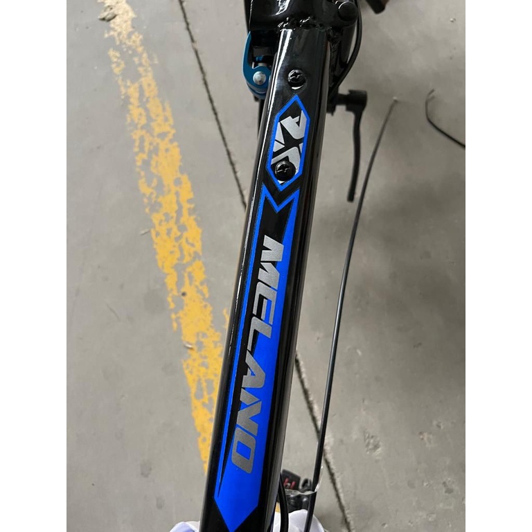 Sepeda Lipat MELANO 20 Inch 7 Speed Boncengan Steel Cakram  SNI-7