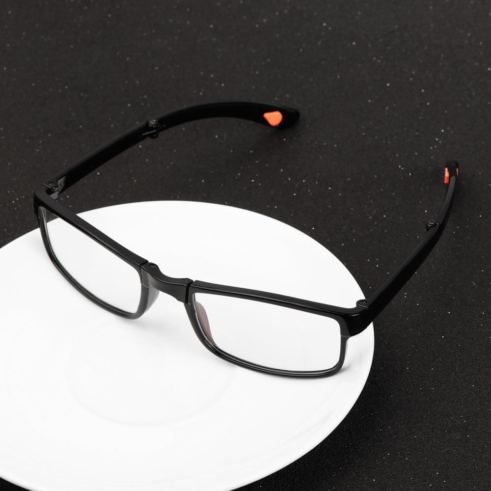 R-flower Kacamata Baca Lipat High-definition Portable Ultralight Flat Mirror Eyewear