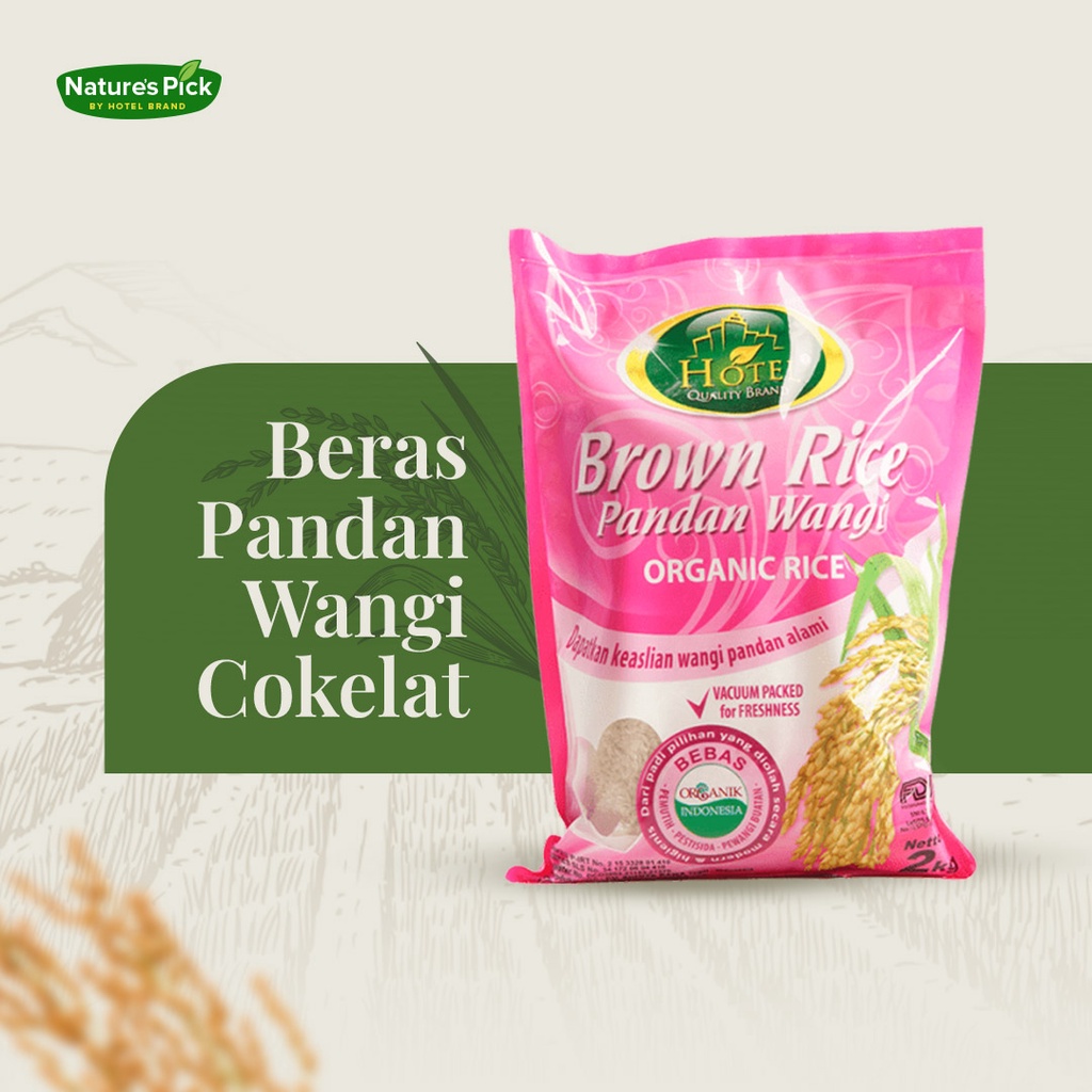 

Beras Pandan Wangi Cokelat 2KG by Hotel Brand