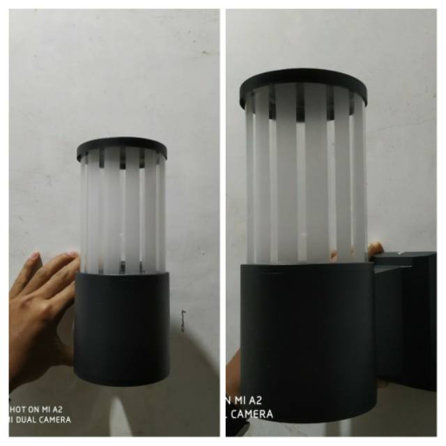 lampu dinding teras minimalis outdoor model garis lampu tiang tugu bossecom