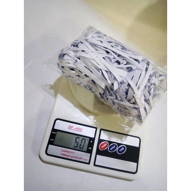 

Kertas Shredder / kertas cacah / kertas serut / kertas packing / kertas suwir