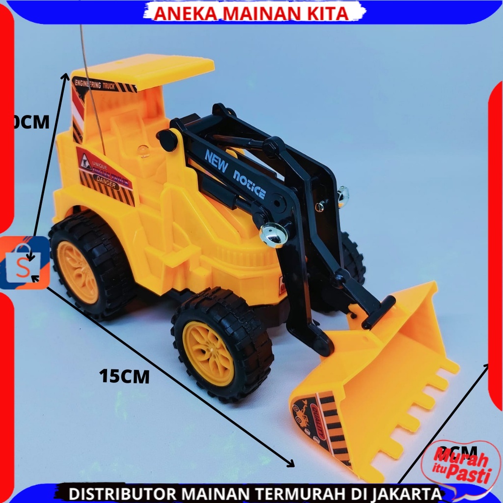 RC Beko Excavator Truk Engineering Mainan Anak Remote Control