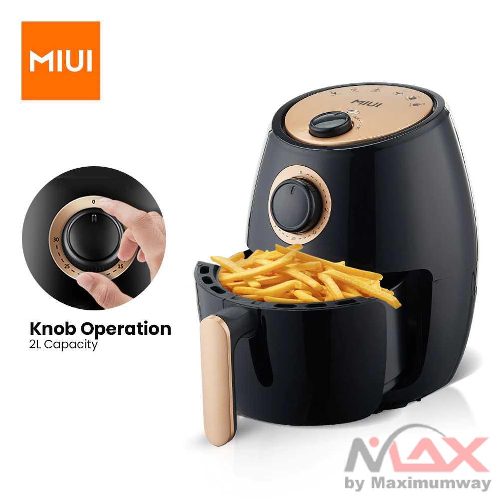 Penggorengan Elektrik MIUI Smart Air Fryer Mesin Penggoreng Udara 2L - AF-8061 Warna Hitam